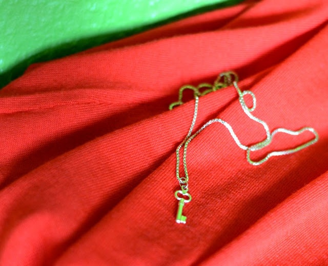 beige-colored and red