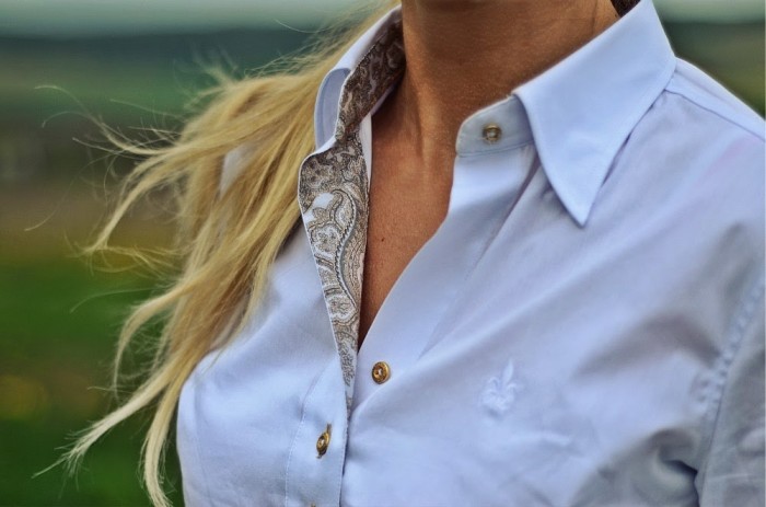 blue and white // outfit