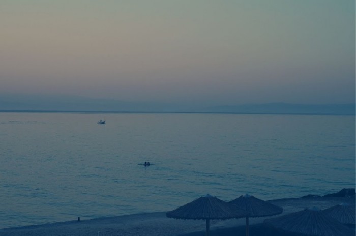 Chalkidiki: evening at the beach