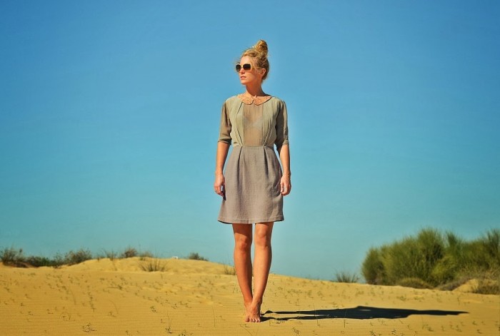 desert shooting // Johanna Riplinger dress