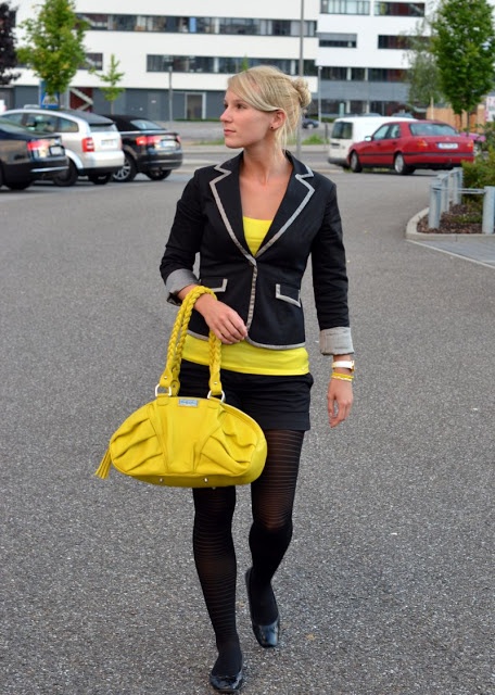 in love with bright yellow