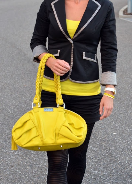 in love with bright yellow