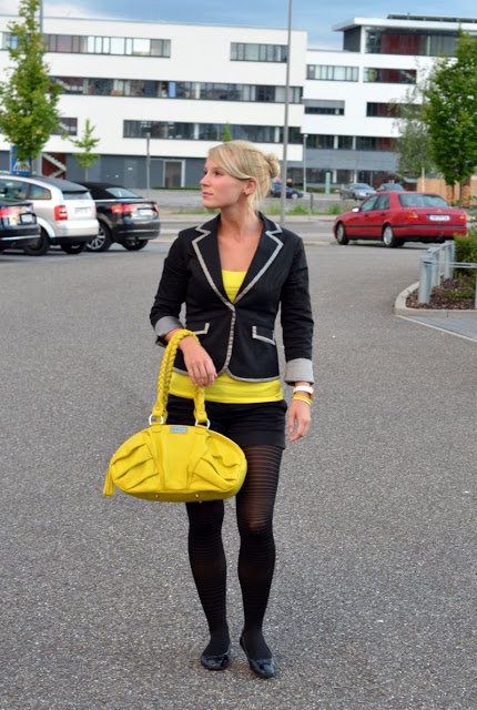in love with bright yellow