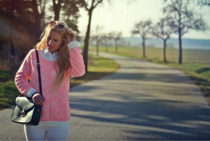 lady in pink