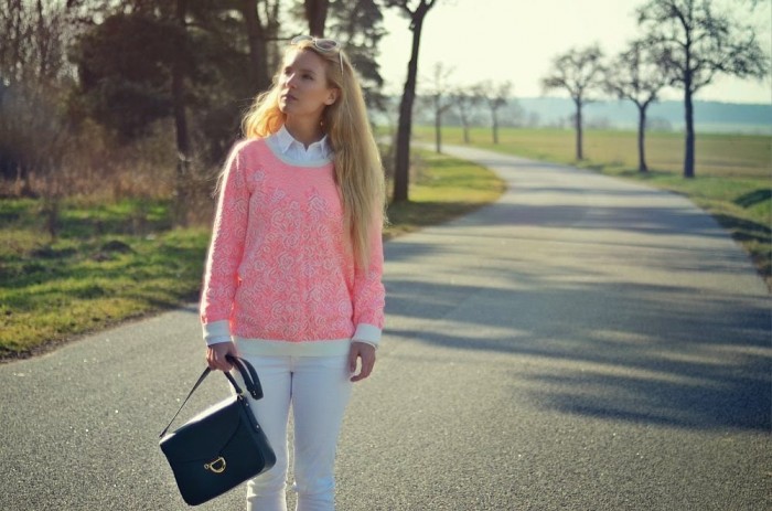 lady in pink