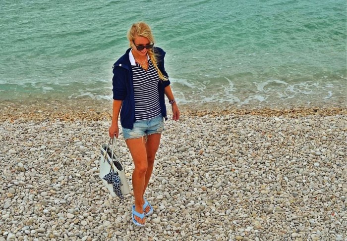 outfit: maritime at the sea