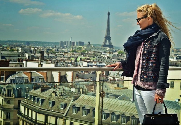 outfit: roof-top terrace in Paris