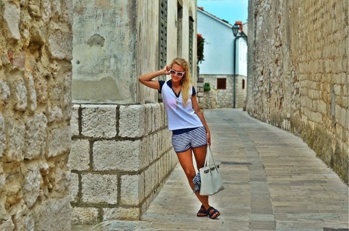 outfit: strolling around in Rab, Croatia