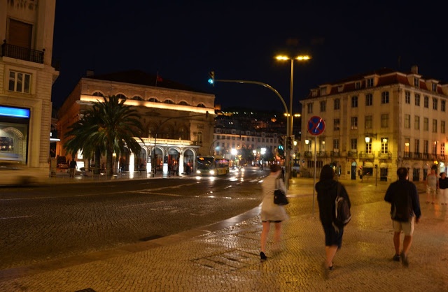 the night in Lisbon