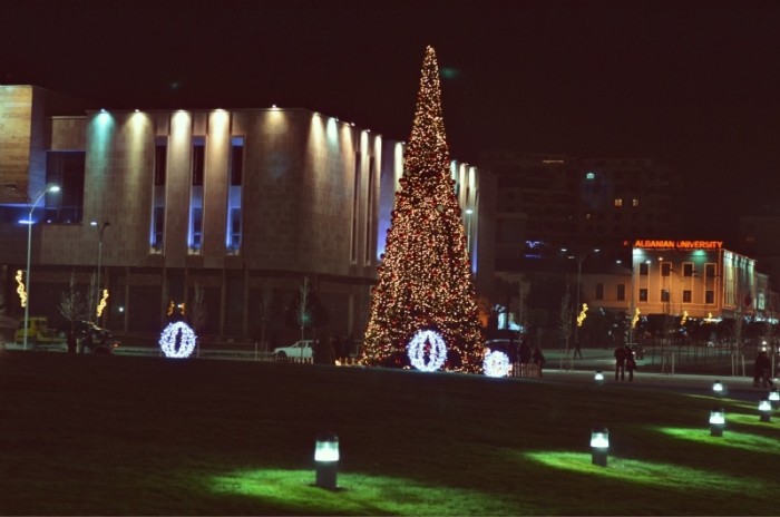 Tirana by night