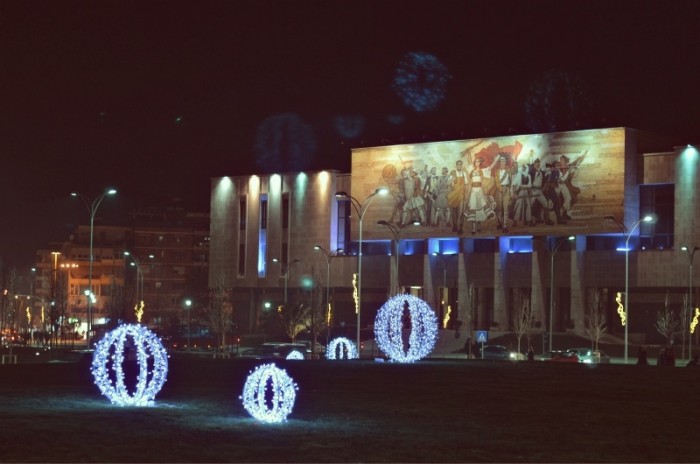 Tirana by night