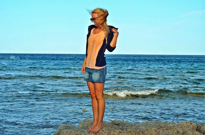 travel outfit at Costa Blanca