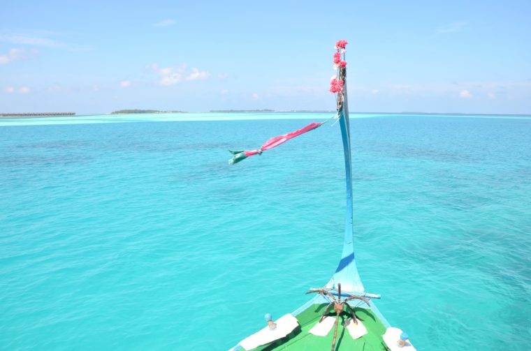 malediven boot windig