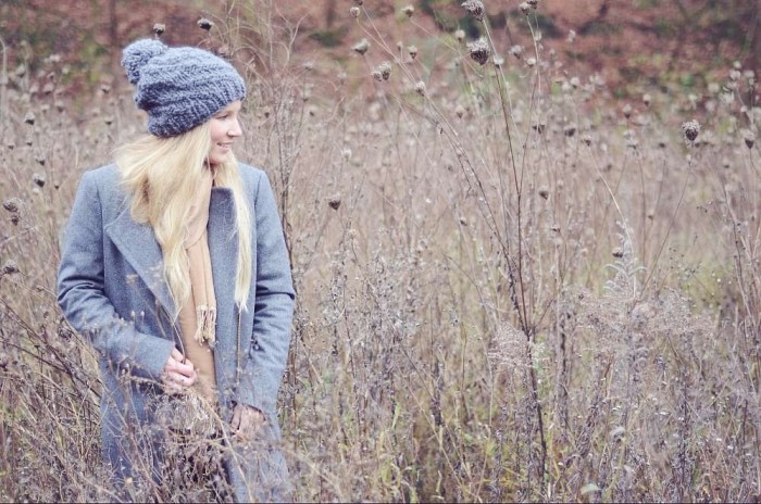 winter flower field